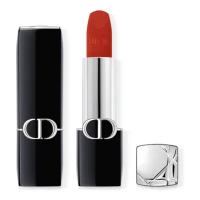 Dior Rouge Dior Velvet dlouhotrvající rtěnka - hydratační květinová péče o rty - 777 Fahrenheit 