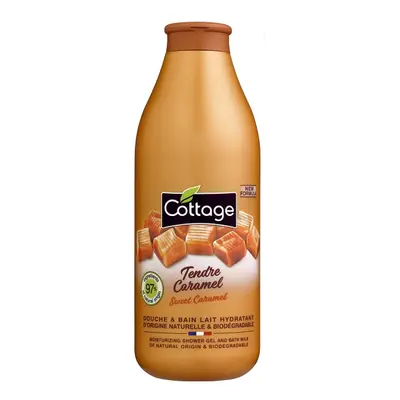 Cottage Moisturizing Shower Gel & Bath Milk - Sweet Caramel sprchový gel a mléko do koupele 97% 