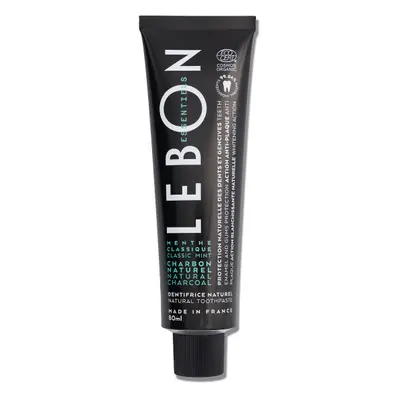 Lebon Classic Mint + Charcoal Natural Toothpaste přírodní zubní pasta 80 ml