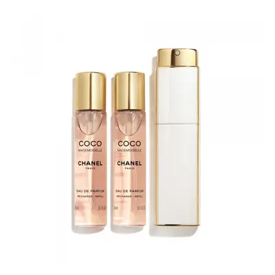 CHANEL Coco mademoiselle Parfémová voda v otočném rozprašovači - EAU DE PARFUM 3X20ML 3x 20 ml