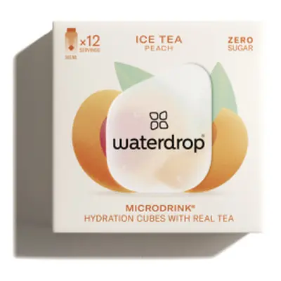 Waterdrop Ice Tea Peach (černý čaj / broskev) microdrink 12 kapslí