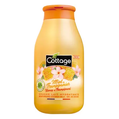 Cottage Moisturizing Shower Milk - Honey & Frangipani sprchové mléko 97% přírodní 250 ml