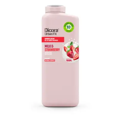 Dicora Jahoda & Mléko sprchový gel 400 ml