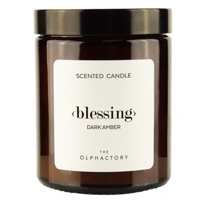 The Olphactory Scented Candle Glass Blessing Dark Amber to 135g vonná svíčka 135 g