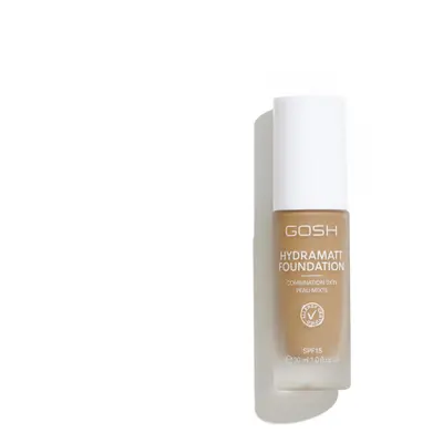 GOSH COPENHAGEN Hydramatt Foundation make-up pro smíšenou pleť - 012R Medium Dark 30 ml