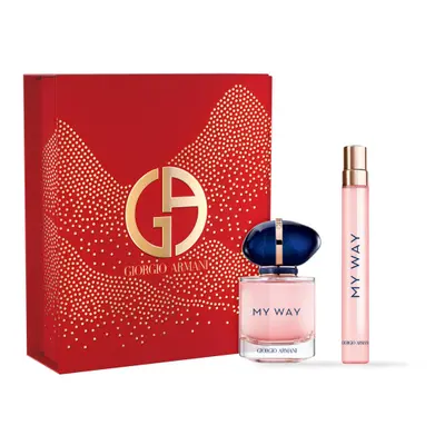 Giorgio Armani My Way dárková sada (parfémová voda 30 ml + cestovní sprej 10 ml)