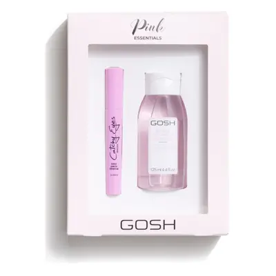 GOSH COPENHAGEN Pink Essentials Gift Box set řasenky a dvoufázového odličovače