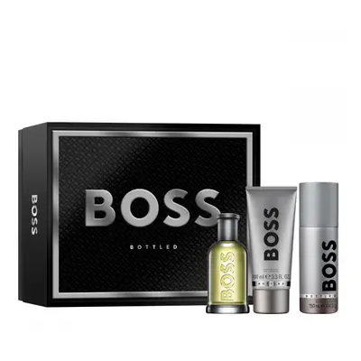 Hugo Boss Boss Bottled dárková sada (toaletní voda 100 ml + deo spray 150 ml + sprchový gel 100 