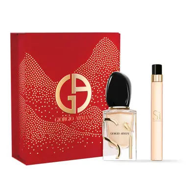 Giorgio Armani Sí dárková sada (parfémová voda 30 ml + cestovní sprej 10 ml)