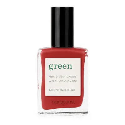 Manucurist Green lak na nehty - Poppy Red 15 ml