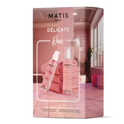 Matis Paris Délicate Duo Set odličovací set na citlivou pleť 200 ml + 200 ml