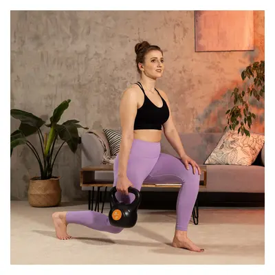 Vinylová činka Kettlebell 8kg Černá