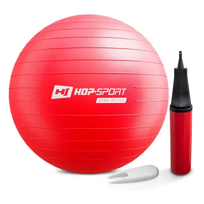 Gymnastický míč fitness 55cm - červený