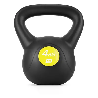 Vinylová činka Kettlebell 4kg Černá