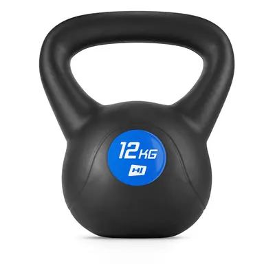 Vinylová činka Kettlebell 12kg Černá