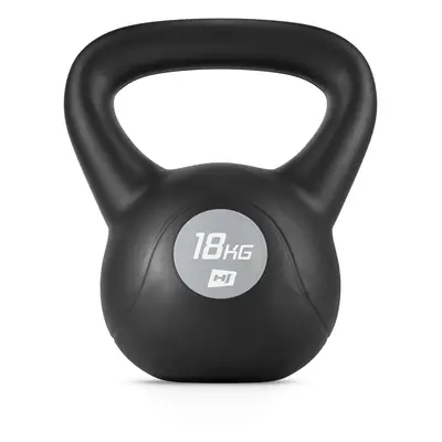 Vinylová činka Kettlebell 18kg Černá