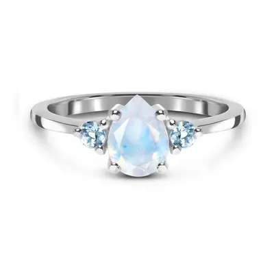 Emporial stříbrný prsten GU-DR9238R-SILVER-MOONSTONE-BLUETOPAZ