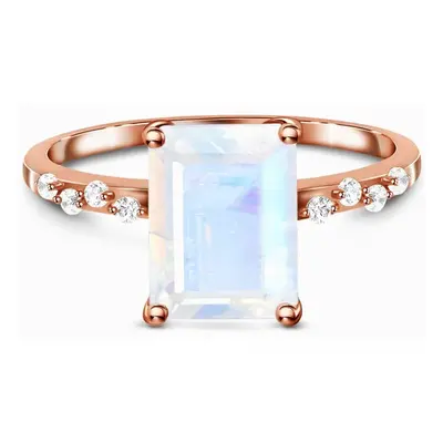 Royal Fashion prsten 14k zlato Vermeil GU-DR23091R-ROSEGOLD-MOONSTONE-TOPAZ