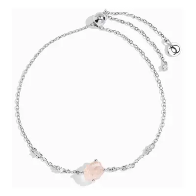 Royal Fashion stříbrný náramek DR24372B-SILVER-ROSEQUARTZ-TOPAZ