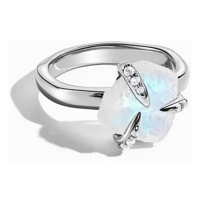 Royal Fashion stříbrný prsten GU-DR21589R-SILVER-MOONSTONE-TOPAZ