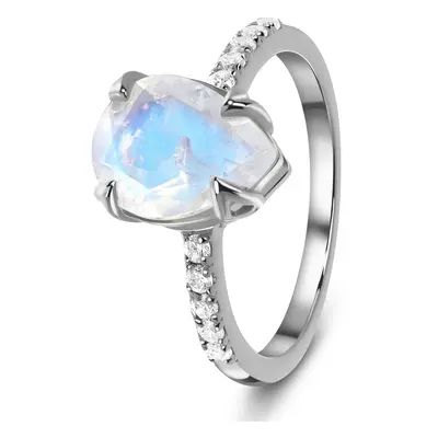 Emporial stříbrný prsten GU-DR23096R-SILVER-MOONSTONE-TOPAZ