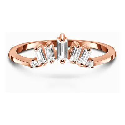 Royal Fashion prsten 14k zlato Vermeil GU-DR8347R-ROSEGOLD-TOPAZ