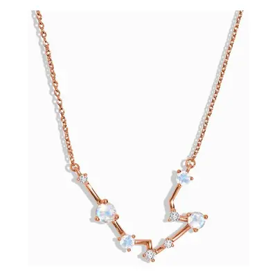 Royal Fashion zlacený náhrdelník Vodnář 18k zlato Vermeil GU-DR27491N-ROSEGOLD