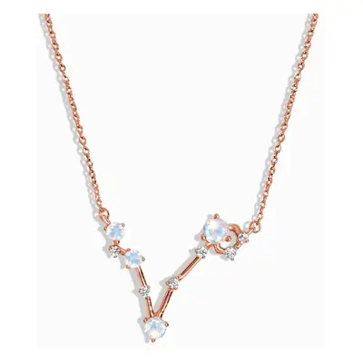 Royal Fashion zlacený náhrdelník Ryby 18k zlato Vermeil GU-DR27492N-ROSEGOLD