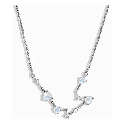 Royal Fashion stříbrný náhrdelník Vodnář s drahokamem Moonstonem GU-DR27491N-SILVER