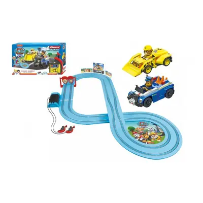 Autodráha Carrera First Paw Patrol/Tlapková Patrola 2,9m plast +2 auta na bat. v krabici 50x30x7