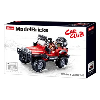 Sluban Model Bricks M38-B0816 Off Road Červený 4x4