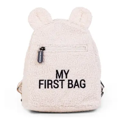 Childhome batoh My First Bag Teddy Off white