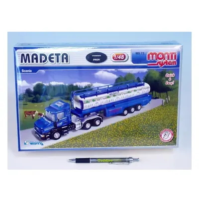 Stavebnice Monti 72 Madeta Scania 1:48 v krabici 32x20,5x7,5cm