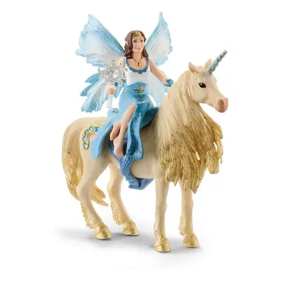 Schleich Eyela rinding on golden unicorn 42508