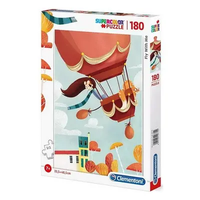 Clementoni: Puzzle 180 ks Super Color Let balónem