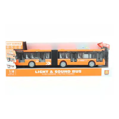 Lamps Autobus kloubový oranžový na baterie