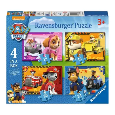 Ravensburger 070336 PAW psí patrola 4v1 12,16 20 24 dílků