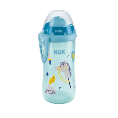 Nuk dětská láhev Flexi Cup 300 ml se slámkou zelená