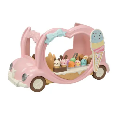 Sylvanian Families Růžový zmrzlinářský vůz