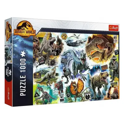 Trefl: Puzzle 1000 dílků - Po stopách dinosaurů