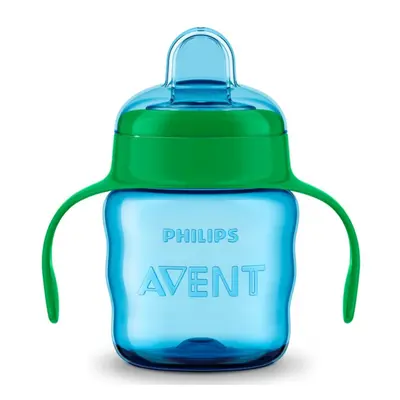 Philips AVENT hrneček pro první doušky Classic 200 ml s držadly Modrý