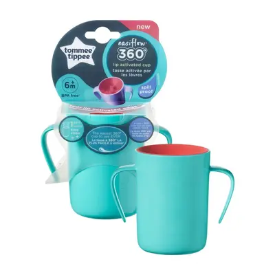 Tommee Tippee Hrnek 360° Easiflow s ušima zelená 200 ml