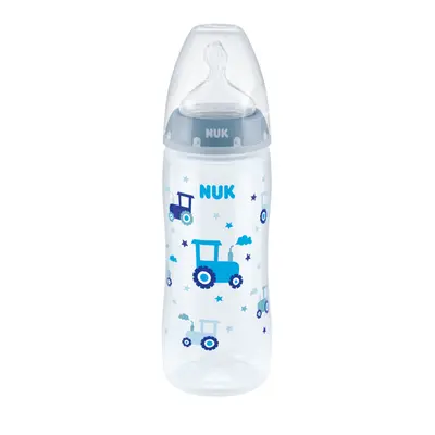 Nuk FC+ láhev sklo silikon bílá 240ml