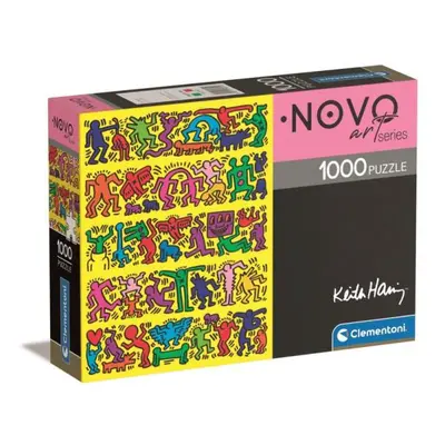 Kompaktní umělecká kolekce Clementoni Puzzle 1000 - Keith Haring