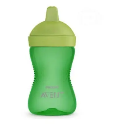 Avent netekoucí hrneček 300 ml tvrdá hubička zelená