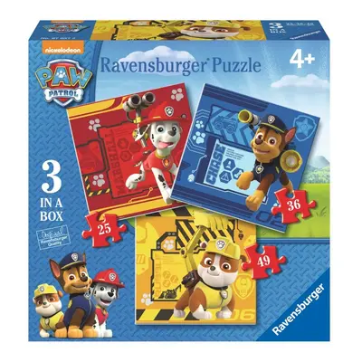 Ravensburger 3v1 Psí Tlapková Patrola 25 36 a 49 dílků