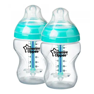 Tommee Tippee Antikoliková láhev 2 ks Transparentní 260ml