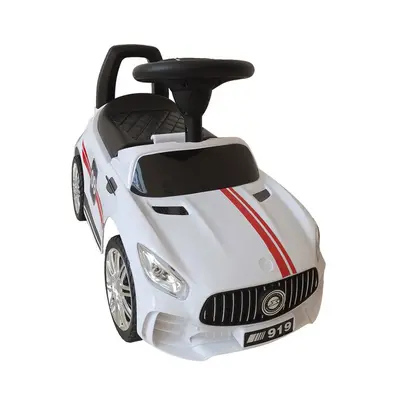 Dětské odrážedlo se zvukem Baby Mix RACER bílé auto