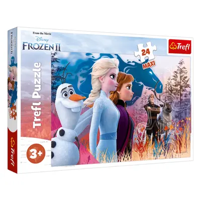 Trefl | Puzzle maxi 24 ks | Frozen magická výprava