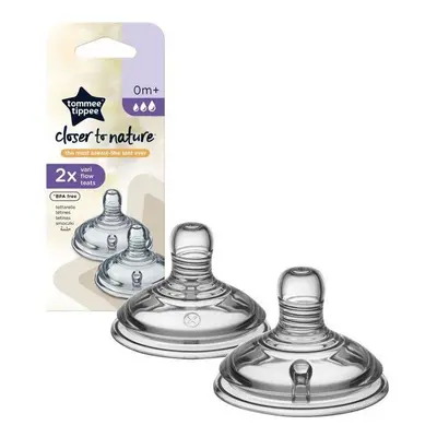 Tommee Tippee náhradní savičky C2N pomalý průtok 2ks 424584TT